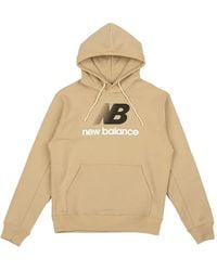 New Balance - Heritage Logo-Detail Hoodie - Lyst