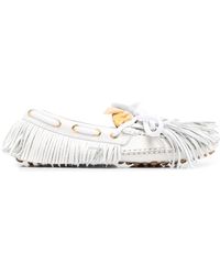 13 09 SR - Pulwhi Fringed Leather Loafers - Lyst