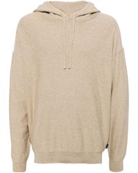 IRO - Ribbed-Edge Knitted Hoodie - Lyst