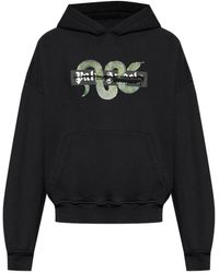 Palm Angels - Snake Graphic-Print Hoodie - Lyst
