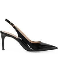 Stuart Weitzman - Power Patent-Leather Slingback Pumps - Lyst