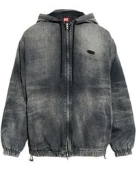 DIESEL - D-Offy-S Hooded Zip Jacket - Lyst