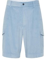 Philipp Plein - Short En Velours Cool Kid À Poches Cargo - Lyst
