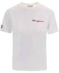 MC2 Saint Barth - Emilie Embroidered Cotton T-Shirt - Lyst
