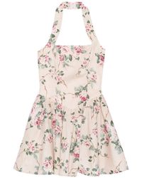 Aniye By - Midi-Jurk Met Bloemenprint - Lyst