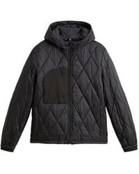 Woolrich - Chaqueta con motivo de rombos - Lyst