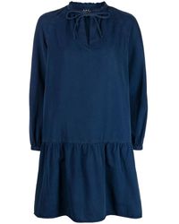 A.P.C. - Robe Natalia En Coton Mélangés - Lyst