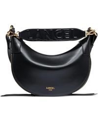 Lancel - Origami Leather Shoulder Bag - Lyst