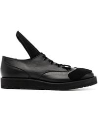 Yohji Yamamoto - Leather Lace-Up Derby Shoes - Lyst