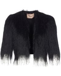 Twinset - Fringed Crew-Neck Jacket - Lyst