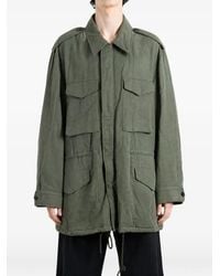 AURALEE - Epaulette Multi-Pocket Jacket - Lyst