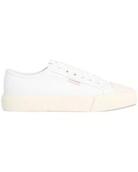 Calvin Klein - Luna Logo-Patch Platform Sneakers - Lyst