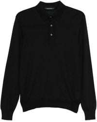 Tagliatore - Long Sleeve Polo Shirt - Lyst