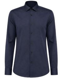 Xacus - Long-Sleeve Button-Up Shirt - Lyst