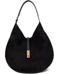 Polo Ralph Lauren - Large Polo Id Suede Shoulder Bag - Lyst