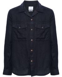 PS by Paul Smith - Long-sleeve Linen Shirt - Lyst