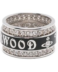 Vivienne Westwood - Ring Met Orb-Detail - Lyst