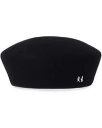 Ruslan Baginskiy - Logo-Embroidered Wool Beret - Lyst