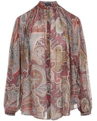 Etro - Blouse À Motif Cachemire - Lyst