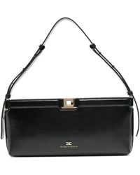Elisabetta Franchi - Logo-Detail Shoulder Bag - Lyst