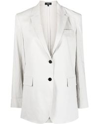 Theory - Single-Breasted Button Blazer - Lyst