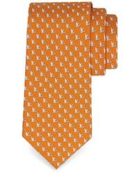 Ferragamo - Mallard-Print Silk Tie - Lyst