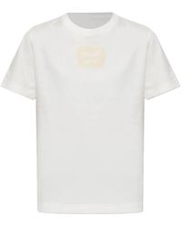 McQueen - Embroidered Logo Patch T-Shirt - Lyst