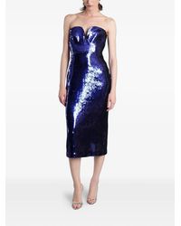 Alex Perry - Robe-Bustier À Sequins - Lyst