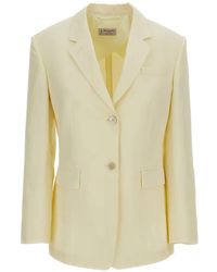 Alberto Biani - Single-Breasted Notched-Lapels Jacket - Lyst