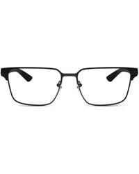 Prada Linea Rossa - Lunettes De Vue À Monture Rectangulaire - Lyst