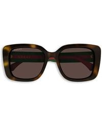 Gucci - Lunettes De Soleil À Détail Logo - Lyst