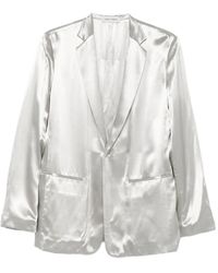 Alberta Ferretti - Single-Breasted Jacket - Lyst