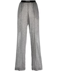 Tom Ford - Logo-Waistband Cashmere Track Pants - Lyst
