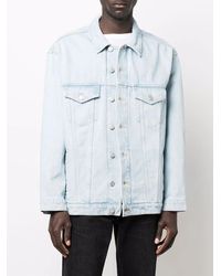 Martine Rose - Logo-Print Denim Jacket - Lyst