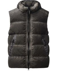 C.P. Company - C.P.Company Eco-Chrome Hooded Down Gilet - Lyst