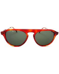 Lacoste - Oval-Frame Sunglasses - Lyst