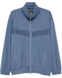 Needles - Fringed Zip-up Cardigan - Lyst