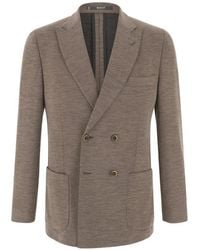 BOGGI - Blazer Brooklyn À Boutonnière Croisée En Laine Mélangée B Jersey - Lyst