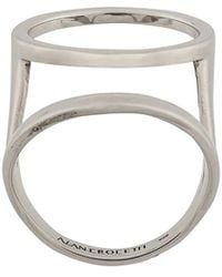 ALAN CROCETTI - Double Hoop Ring - Lyst