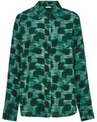 Ferragamo - Graphic Print Shirt - Lyst