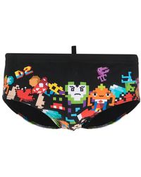 DSquared² - X Pac- Logo-Print Briefs - Lyst