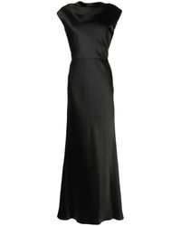Amsale - Cowl-Neck Sleeveless Maxi Dress - Lyst