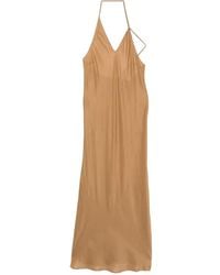 Alysi - Robe Mi-Longue À Dos-Nu - Lyst