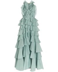 Aje. - Ruffled Tiered Maxi Dress - Lyst