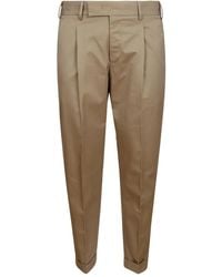 PT Torino - Pleated Straight-Leg Trousers - Lyst