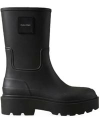 Calvin Klein - Bottes À Patch Logo - Lyst