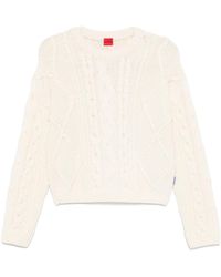 HUGO - Crew-Neck Sweater - Lyst