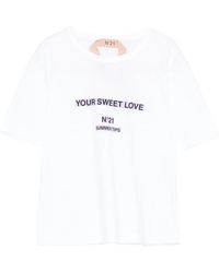 N°21 - Short-Sleeve T-Shirt - Lyst