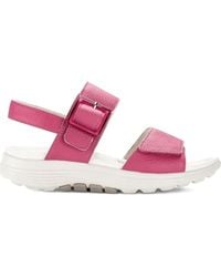 Gabor - Buckle-Strap Flat Sandals - Lyst
