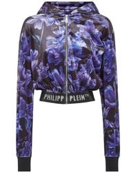 Philipp Plein - Sudadera Corta Con Capucha - Lyst